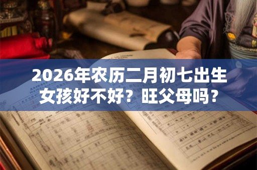 2026年农历二月初七出生女孩好不好？旺父母吗？