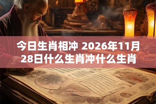 今日生肖相冲 2026年11月28日什么生肖冲什么生肖 今日生肖相冲 2026年11月28日什么生肖冲什么生肖