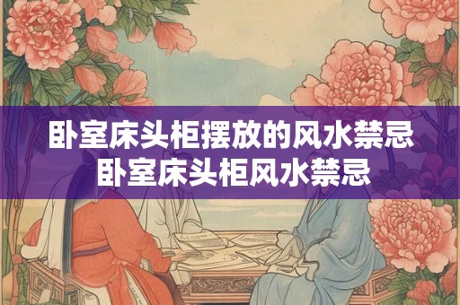 卧室床头柜摆放的风水禁忌 卧室床头柜风水禁忌