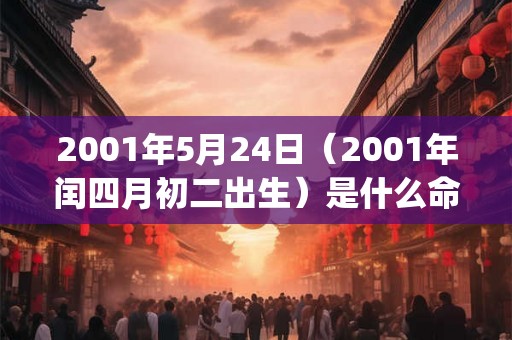 2001年5月24日（2001年闰四月初二出生）是什么命_命运如何