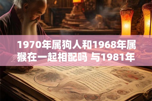 1970年属狗人和1968年属猴在一起相配吗 与1981年属鸡的人合吗