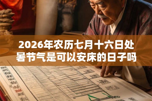 2026年农历七月十六日处暑节气是可以安床的日子吗? 2026年农历七月十六日处暑节气是可以安床的日子吗?