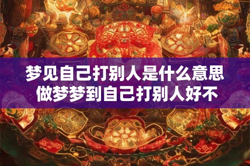 梦见自己打别人是什么意思 做梦梦到自己打别人好不好 梦见自己打别人是什么意思 做梦梦到自己打别人好不好