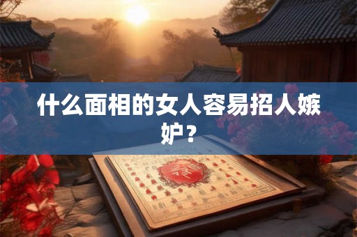 什么面相的女人容易招人嫉妒？