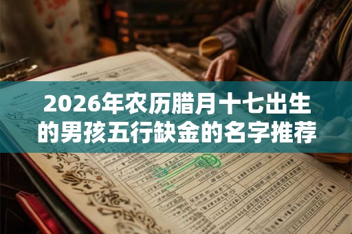 2026年农历腊月十七出生的男孩五行缺金的名字推荐
