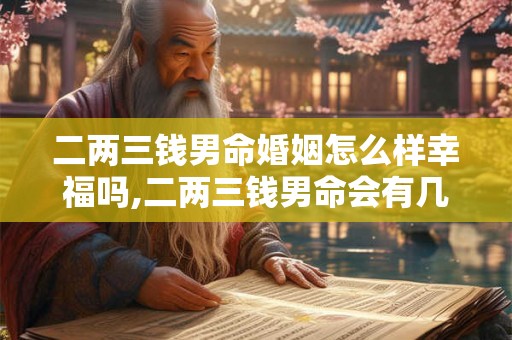 二两三钱男命婚姻怎么样幸福吗,二两三钱男命会有几段婚姻