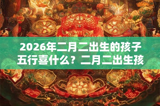 2026年二月二出生的孩子五行喜什么？二月二出生孩子名字推荐