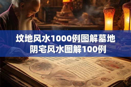 坟地风水1000例图解墓地  阴宅风水图解100例