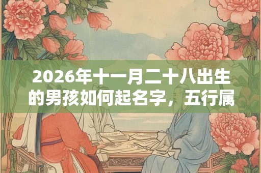 2026年十一月二十八出生的男孩如何起名字,五行属什么 2026年十一月二十八出生的男孩如何起名字,五行属什么