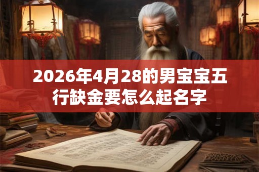 2026年4月28的男宝宝五行缺金要怎么起名字