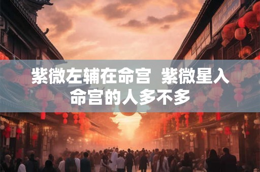 紫微左辅在命宫  紫微星入命宫的人多不多