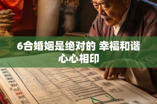 6合婚姻是绝对的 幸福和谐心心相印