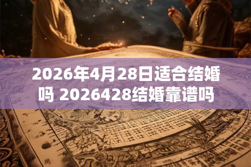 2026年4月28日适合结婚吗 2026428结婚靠谱吗
