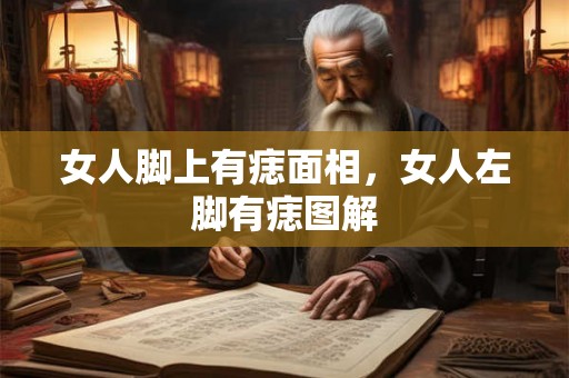 女人脚上有痣面相，女人左脚有痣图解