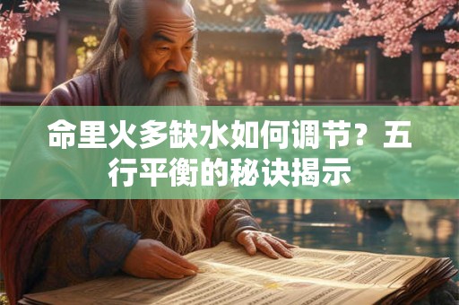 命里火多缺水如何调节？五行平衡的秘诀揭示