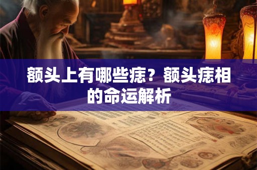 额头上有哪些痣?额头痣相的命运解析 额头上有哪些痣?额头痣相的命运解析