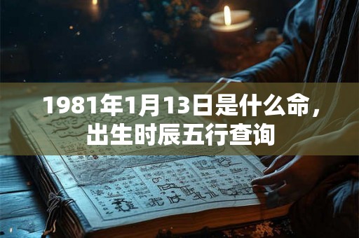 1981年1月13日是什么命，出生时辰五行查询