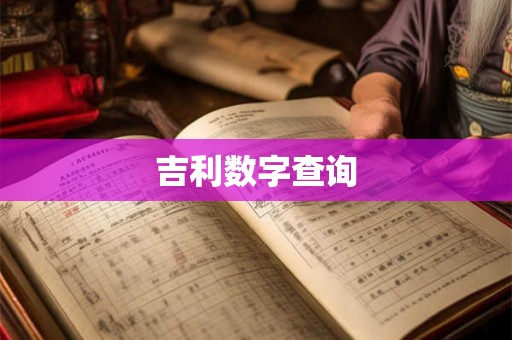 吉利数字查询