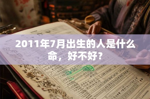 2011年7月出生的人是什么命，好不好？