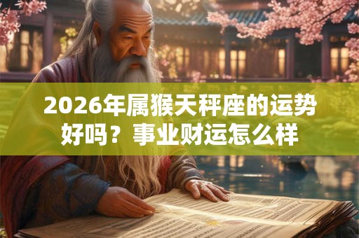 2026年属猴天秤座的运势好吗？事业财运怎么样