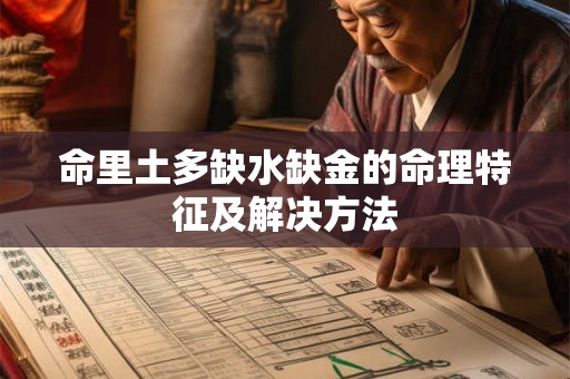 命里土多缺水缺金的命理特征及解决方法