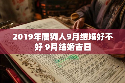 2019年属狗人9月结婚好不好 9月结婚吉日