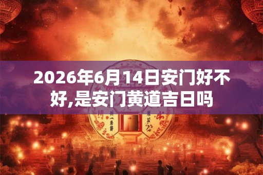 2026年6月14日安门好不好,是安门黄道吉日吗