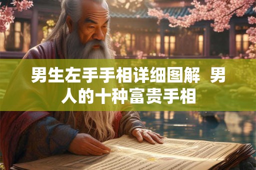 男生左手手相详细图解  男人的十种富贵手相
