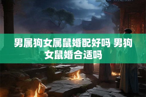 男属狗女属鼠婚配好吗 男狗女鼠婚合适吗