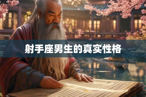 射手座男生的真实性格