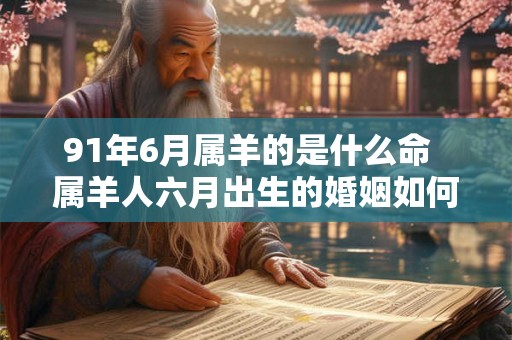 91年6月属羊的是什么命  属羊人六月出生的婚姻如何