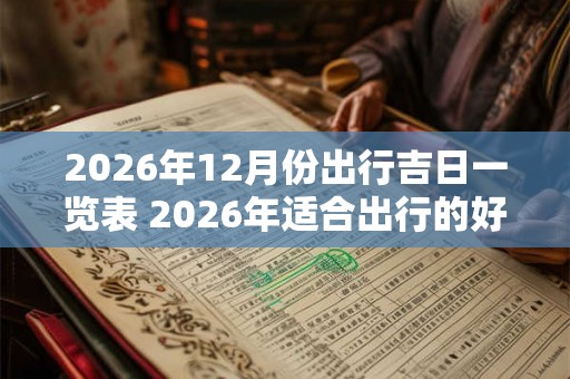2026年12月份出行吉日一览表 2026年适合出行的好日子 2026年12月份出行吉日一览表 2026年适合出行的好日子