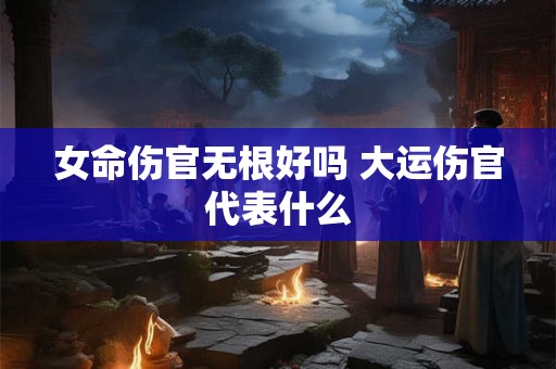 女命伤官无根好吗 大运伤官代表什么