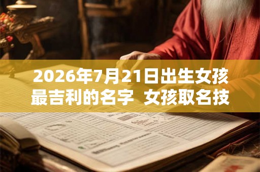 2026年7月21日出生女孩最吉利的名字  女孩取名技巧分享