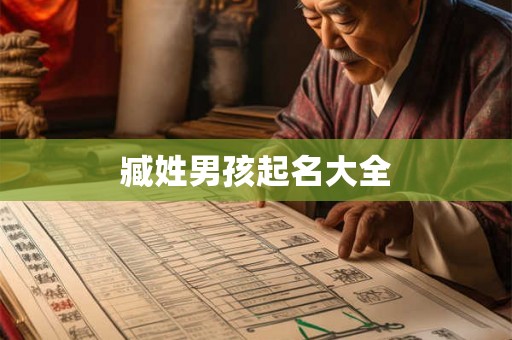 臧姓男孩起名大全