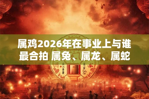 属鸡2026年在事业上与谁最合拍 属兔、属龙、属蛇