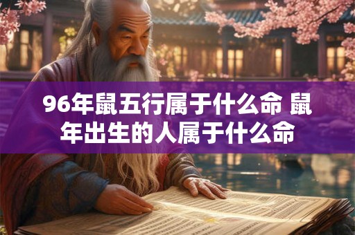 96年鼠五行属于什么命 鼠年出生的人属于什么命