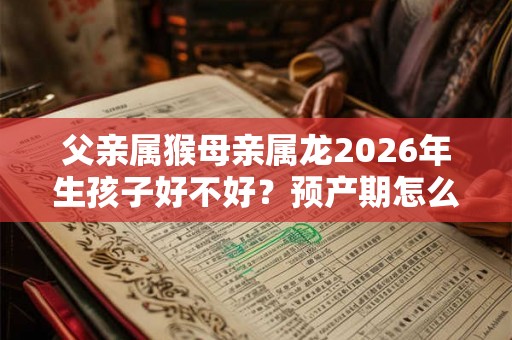 父亲属猴母亲属龙2026年生孩子好不好？预产期怎么算？