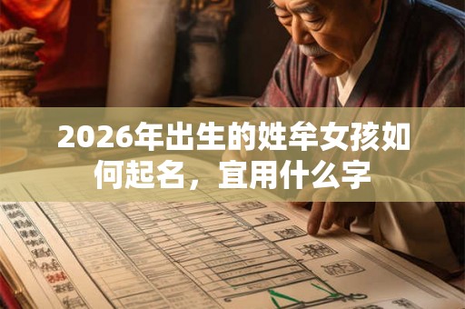 2026年出生的姓牟女孩如何起名，宜用什么字
