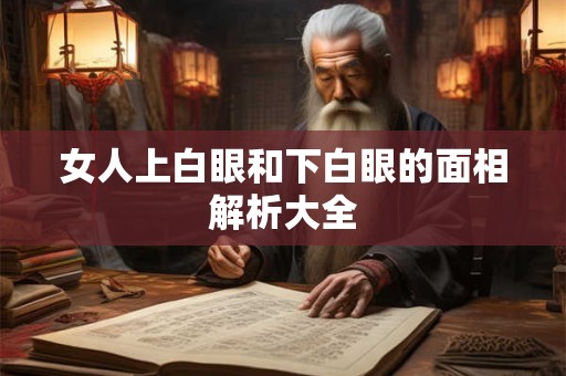 女人上白眼和下白眼的面相解析大全