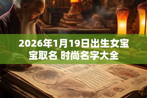 2026年1月19日出生女宝宝取名 时尚名字大全