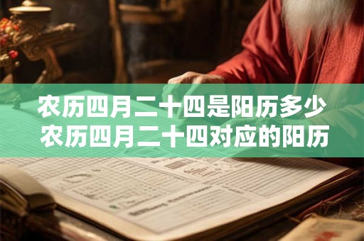 农历四月二十四是阳历多少 农历四月二十四对应的阳历日期是什么 农历四月二十四是阳历多少 农历四月二十四对应的阳历日期是什么