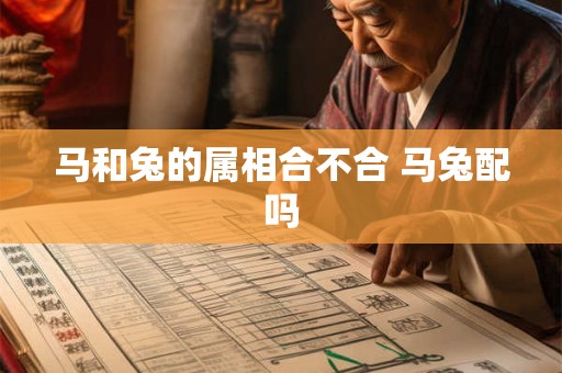 马和兔的属相合不合 马兔配吗