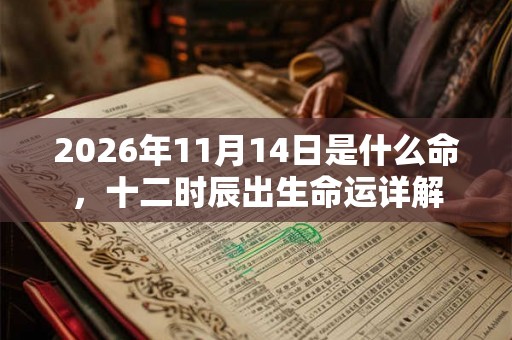 2026年11月14日是什么命,十二时辰出生命运详解 2026年11月14日是什么命,十二时辰出生命运详解