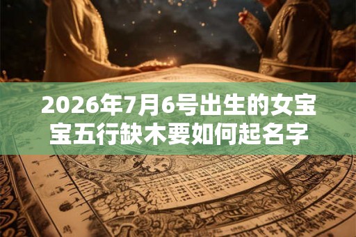 2026年7月6号出生的女宝宝五行缺木要如何起名字