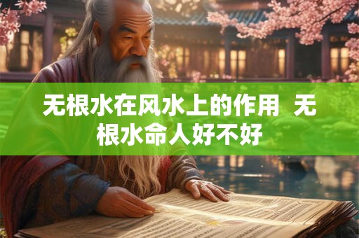 无根水在风水上的作用  无根水命人好不好