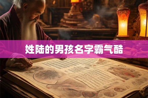 姓陆的男孩名字霸气酷 姓陆的男孩名字霸气酷