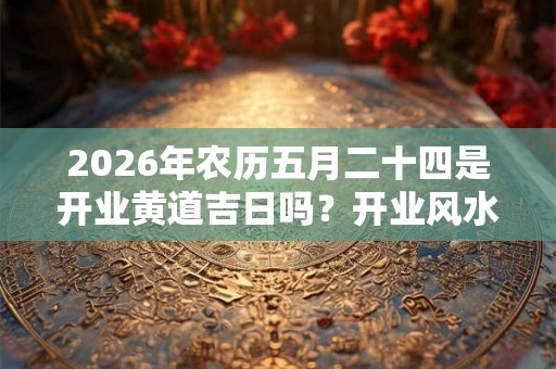 2026年农历五月二十四是开业黄道吉日吗？开业风水注意事项