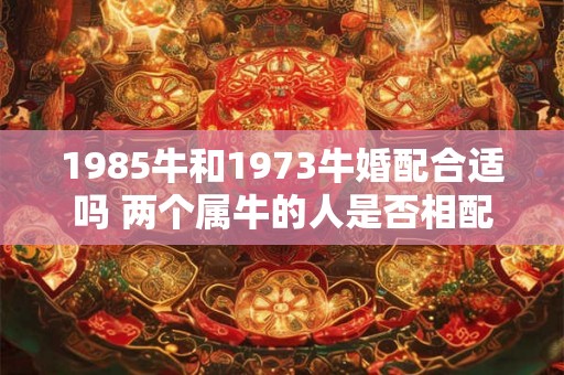 1985牛和1973牛婚配合适吗 两个属牛的人是否相配 1985牛和1973牛婚配合适吗 两个属牛的人是否相配
