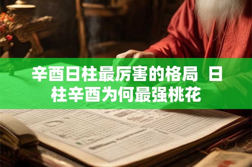 辛酉日柱最厉害的格局  日柱辛酉为何最强桃花